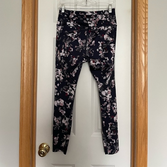 Athleta Challenge Bloom 7/8 Length Blue Floral Size Small - Picture 6 of 12